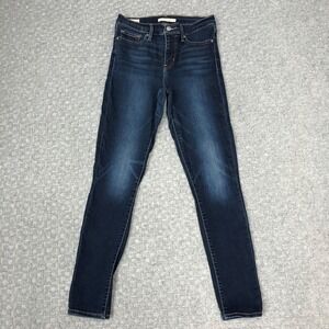 Levis 311 Shaping Skinny Jeans Womens 28 Blue Stretch Denim Premium Mid Rise Day
